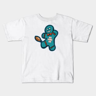 Miami Dolphins Gingerbread Man Kids T-Shirt